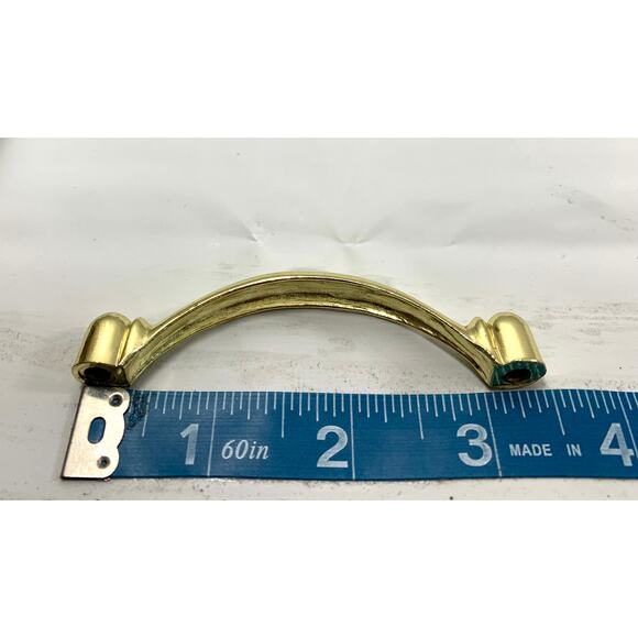 10‎ Belwith Cupboard Drawer Furniture 3" Handles Pull Goldtone Metal P14441-3 - Picture 3 of 4